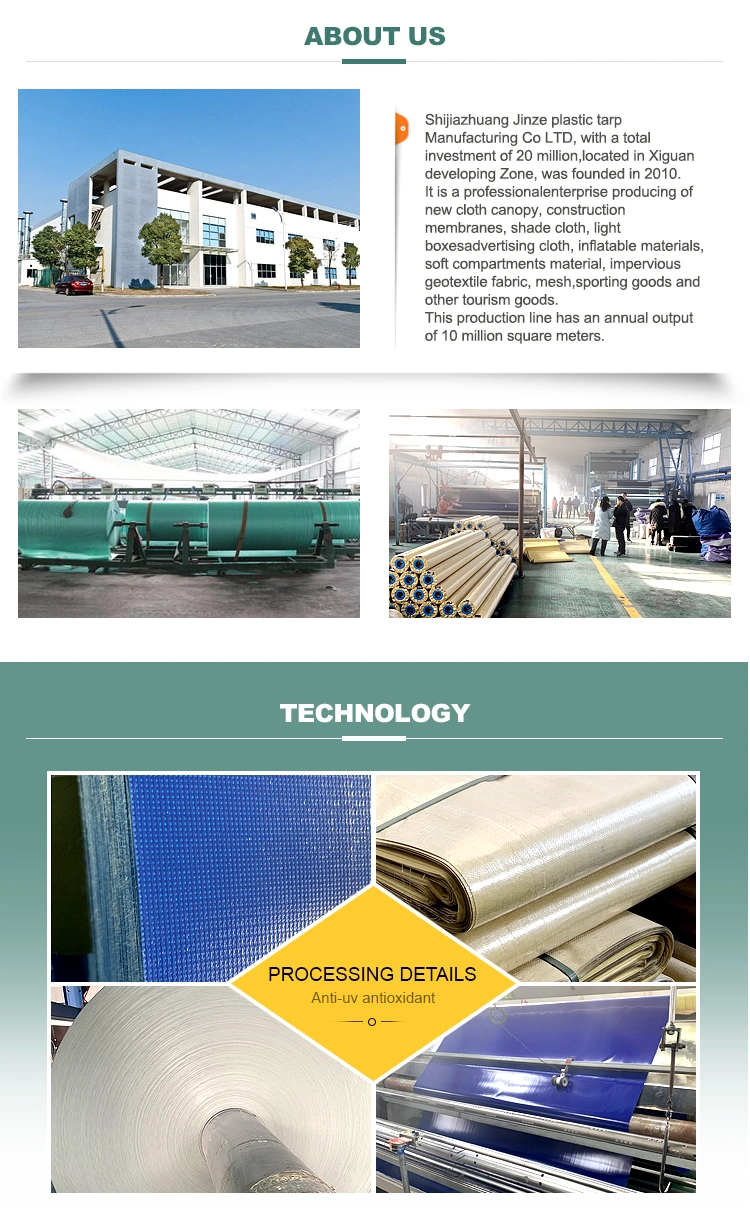 PVC Fabric Sheet PVC Coated Tarpaulin in Roll for Tent, Truck Cover, Water Tank, Swimming Pool