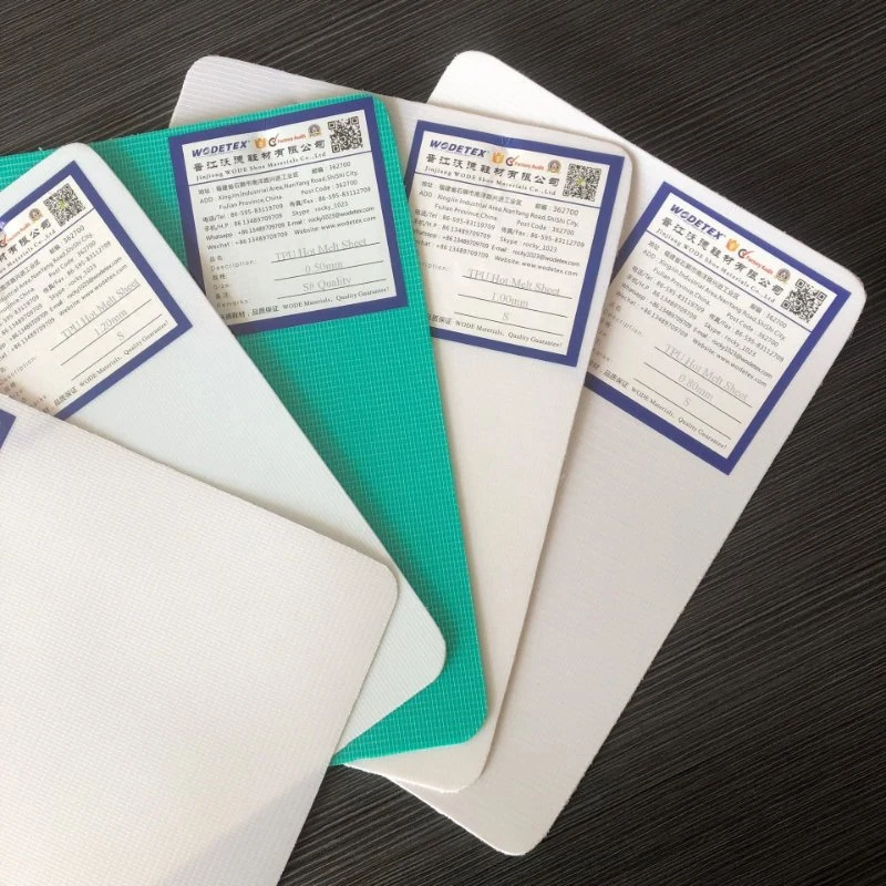TPU Hot Melt Sheet Shoe Materials for Toe Puff and Back Counter