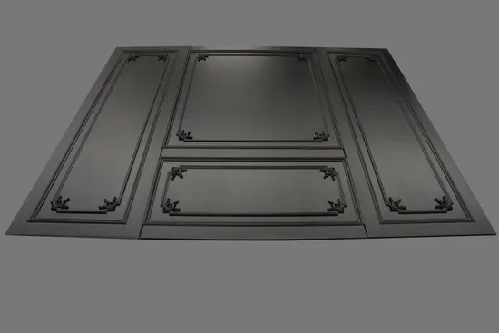 Factory Hot Sale Lacquer Finished Interior PVC Wall Panels for Living Room Decoration