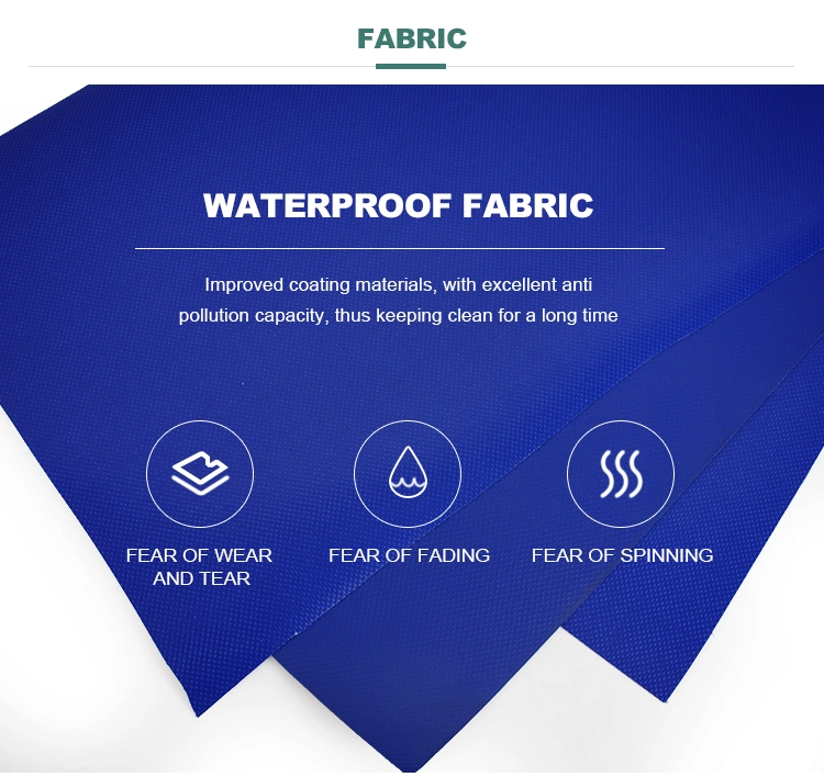 PVC Fabric Sheet PVC Coated Tarpaulin in Roll for Tent, Truck Cover, Water Tank, Swimming Pool
