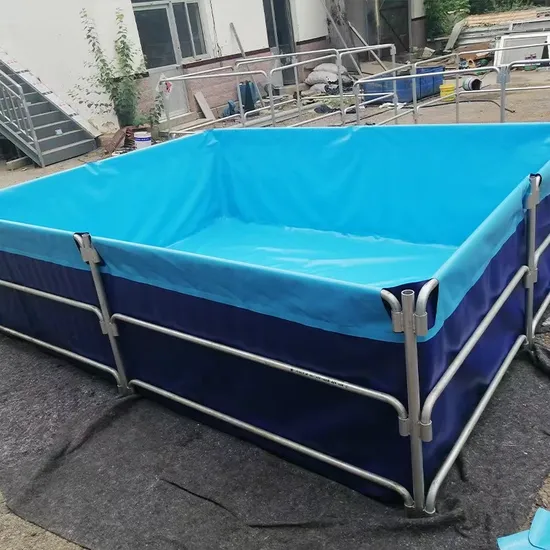 Foldable PVC Canvas Round Fish Pond 