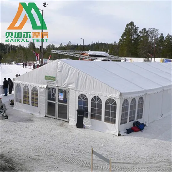 White PVC Fabric and Aluminum Alloy Office Meeting Event Exhibition Party Tent 