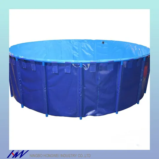 Collapsible Round Tarpaulin Fish Farming Tank PVC Plastic Fish pond 