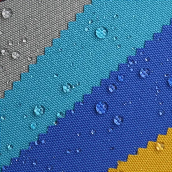 Factory Price 300d Transparent Film PVC Coated Waterproof Polyester Oxford Fabric for Tent 