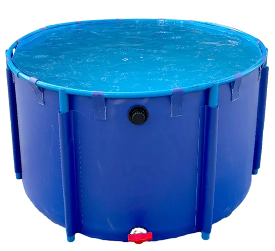 Portable Big Size Koi Pond Tanks Plastic PVC Fish Farming Fish Pond 