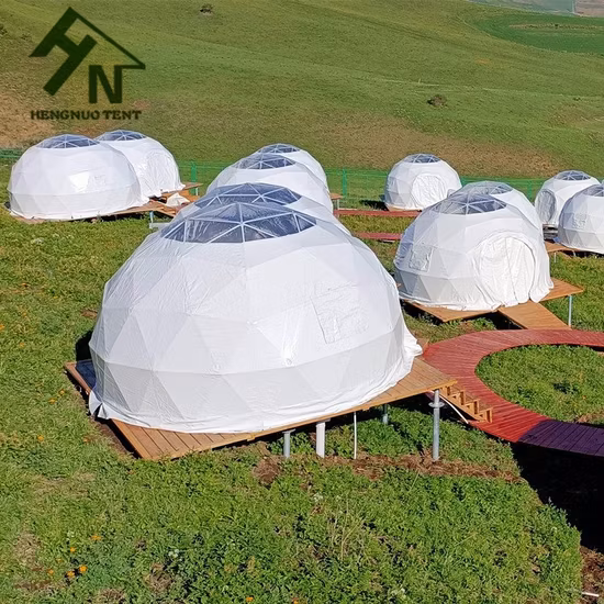 10m Transparent PVC Tents Camping Outdoor Glamping Resort Tents Luxury Hotel Tent