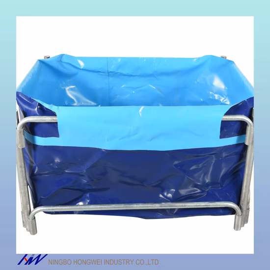 Reinforced commercial pvc tarpaulin fish tank plastic fish farming pond