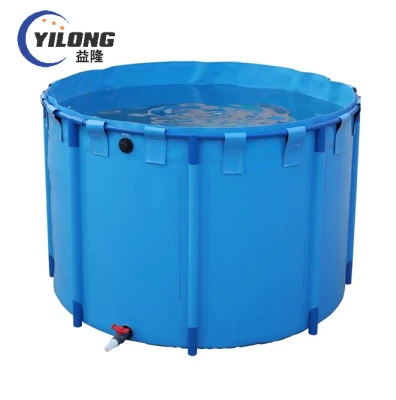 Fish Farming Customized PVC Reinforced Tarpaulin Portable Fish Tank Pond